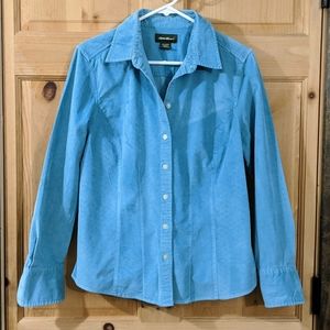 Eddie Bauer button down in corduroy